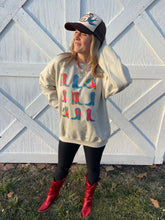 Load image into Gallery viewer, Red/Blue Boots Crewneck
