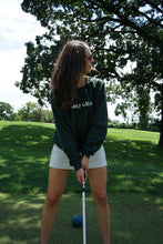 Load image into Gallery viewer, Golf Gals Embroidered Crewneck | Forrest Green