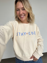 Load image into Gallery viewer, Stay Cozy Cropped Fit Crewneck
