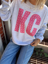 Load image into Gallery viewer, KC - Pink Ribbon Crewneck