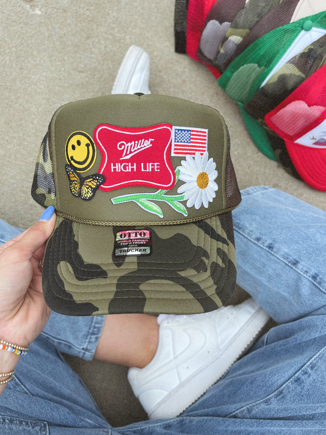 Miller High Life + America Trucker Hat