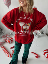 Load image into Gallery viewer, Holiday Spirit Social Club Sweatshirt