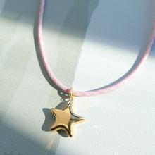 Load image into Gallery viewer, Strawberry Milkshake Minimalist Waterproof Cord Necklace