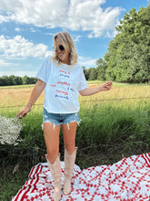 Load image into Gallery viewer, All American Script Boxy Fit Tee
