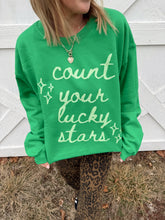 Load image into Gallery viewer, Count Your Lucky Stars Crewneck
