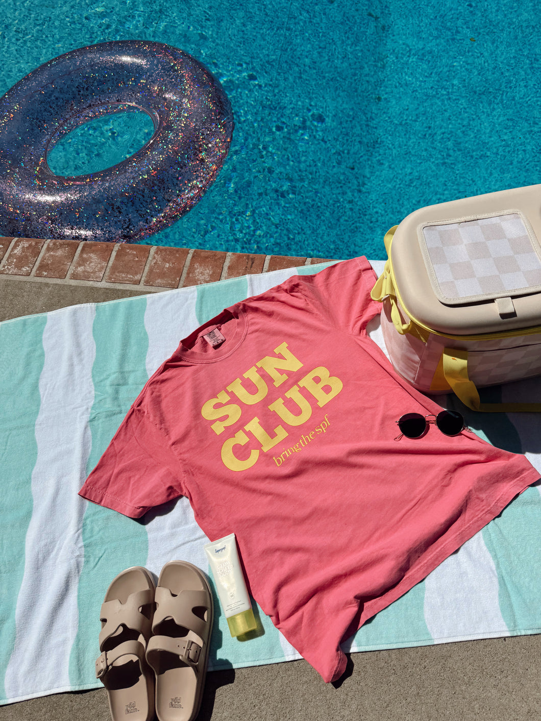 Sun Club x bring the spf Tee