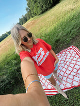 Load image into Gallery viewer, She Loves Jesus &amp; America Too Tee
