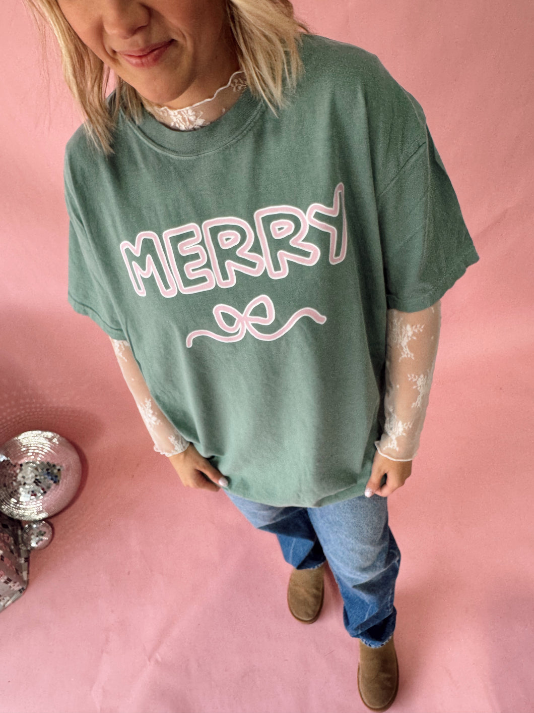 Merry Bow Tee