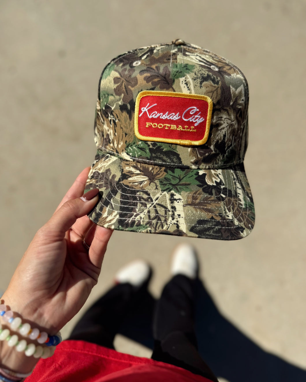 Kansas City Football Patch Hat | Camo