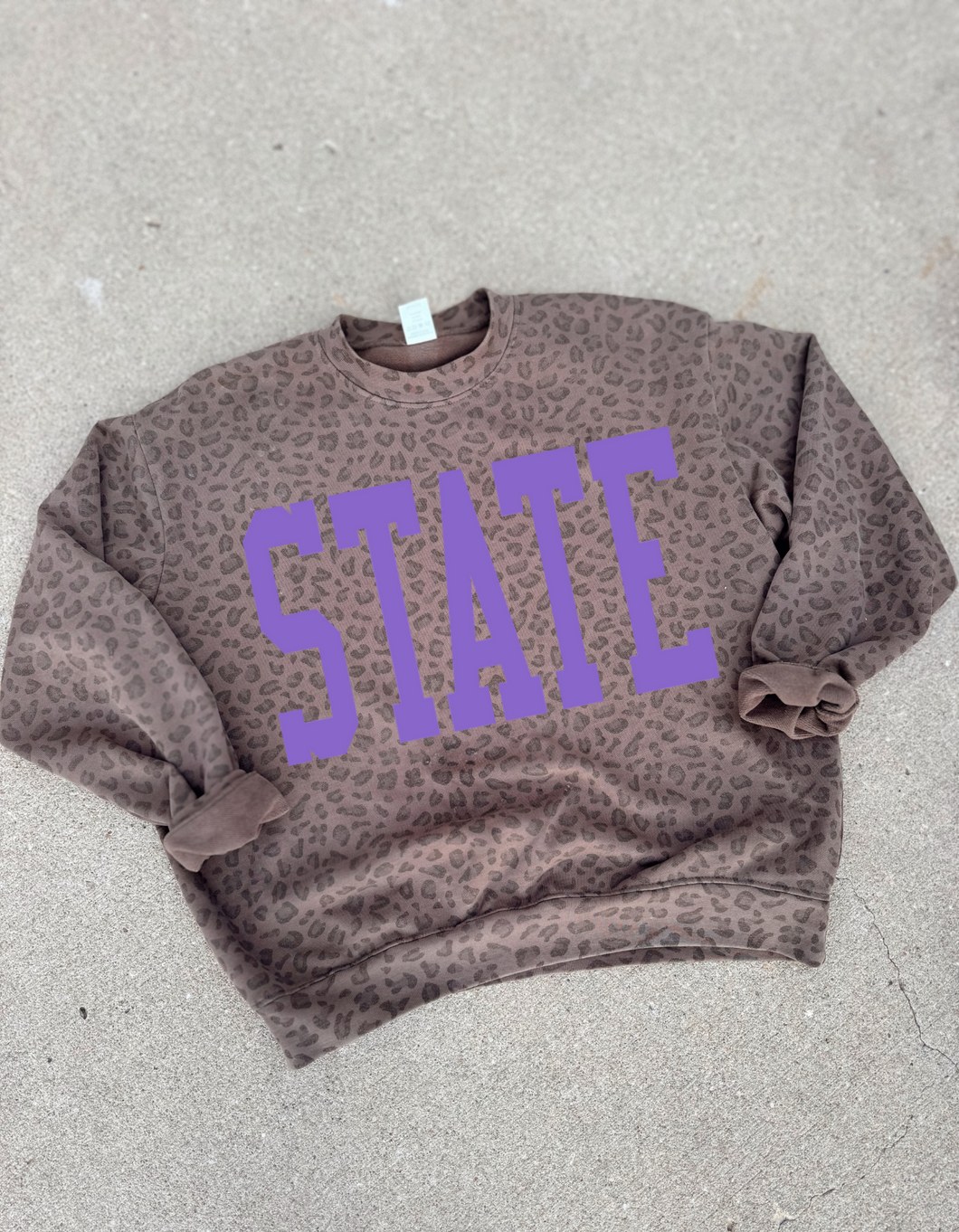 STATE x Cheetah Crewneck