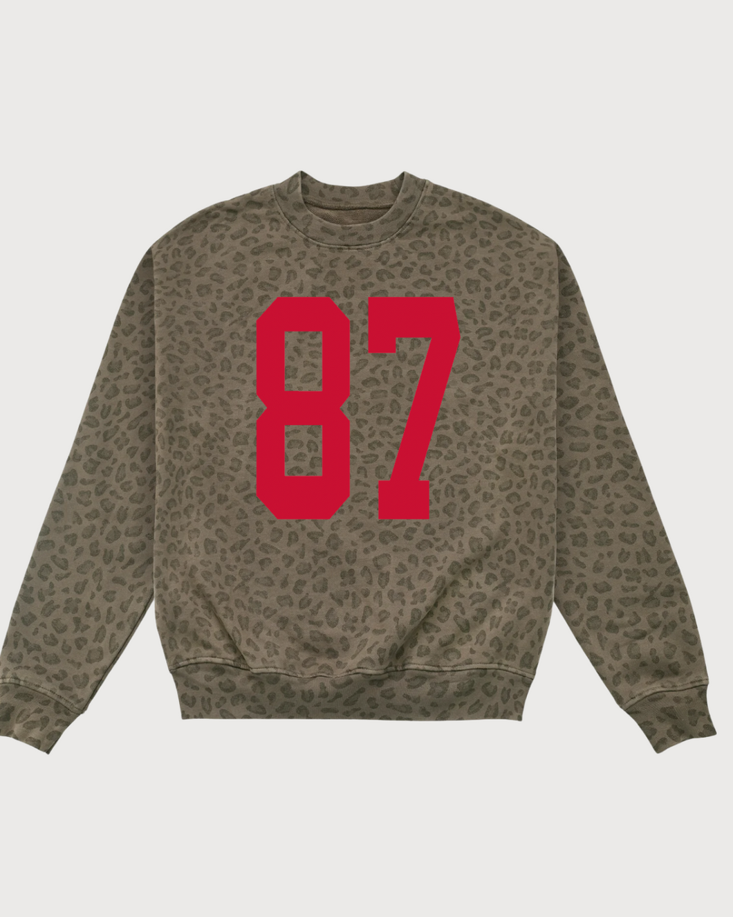 87 x Cheetah Crewneck