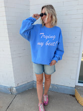 Load image into Gallery viewer, Trying My Best Crewneck

