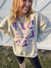 Load image into Gallery viewer, Purple Boots Crewneck
