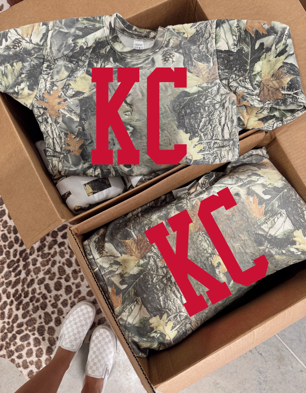 Camo x KC Crewneck