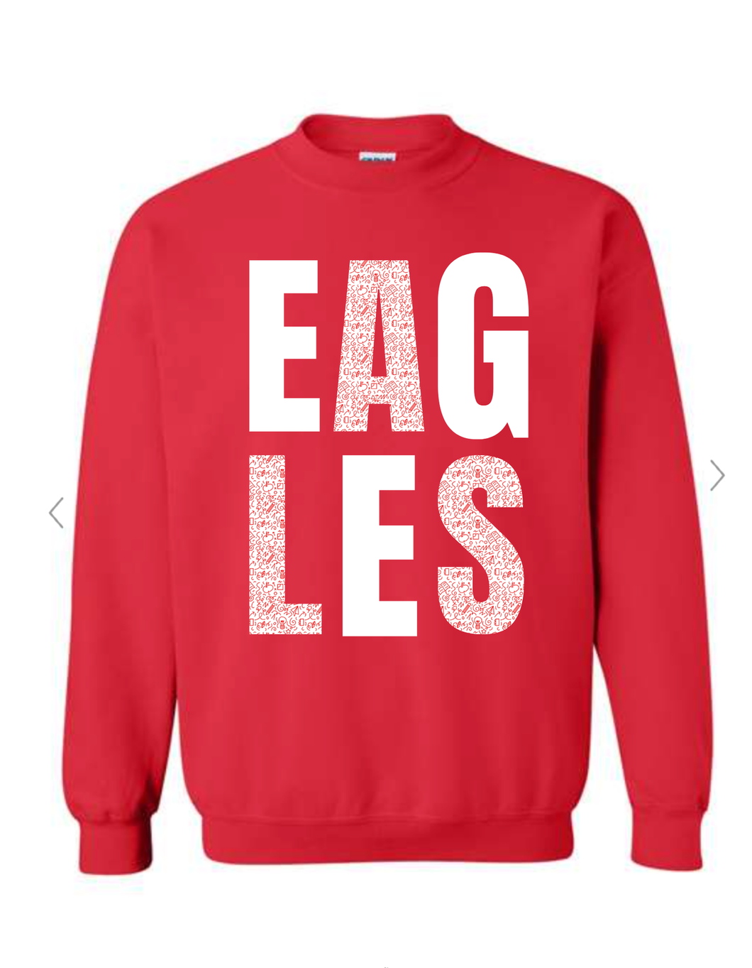 Eagles Patchwork Crewneck