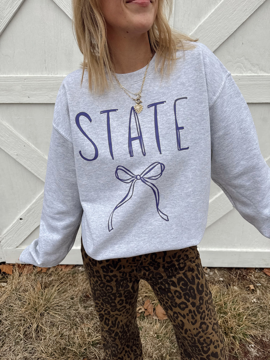 State Bow Sweatshirt