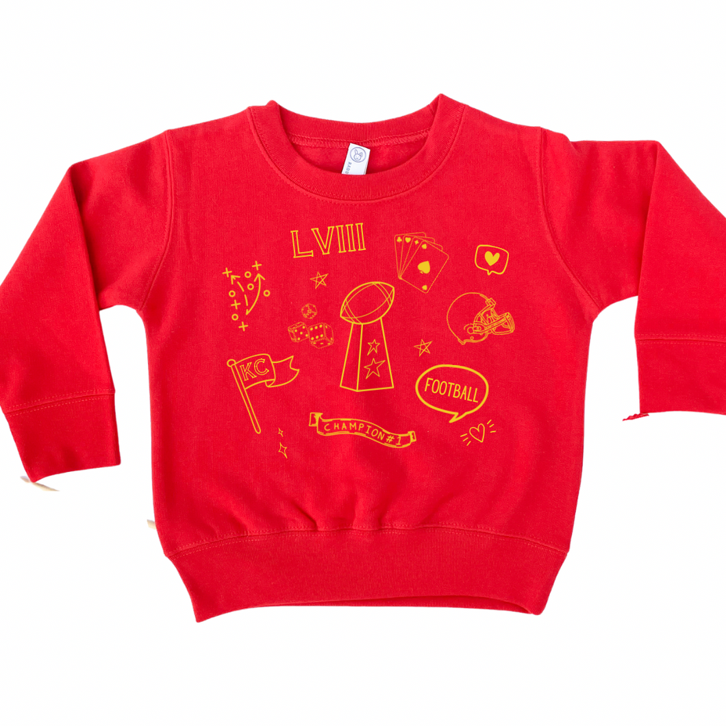 Youth/Toddler KC Doodle Long Sleeve