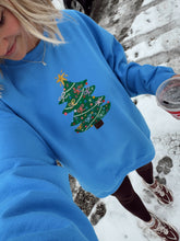 Load image into Gallery viewer, Bow Christmas Tree Crewneck
