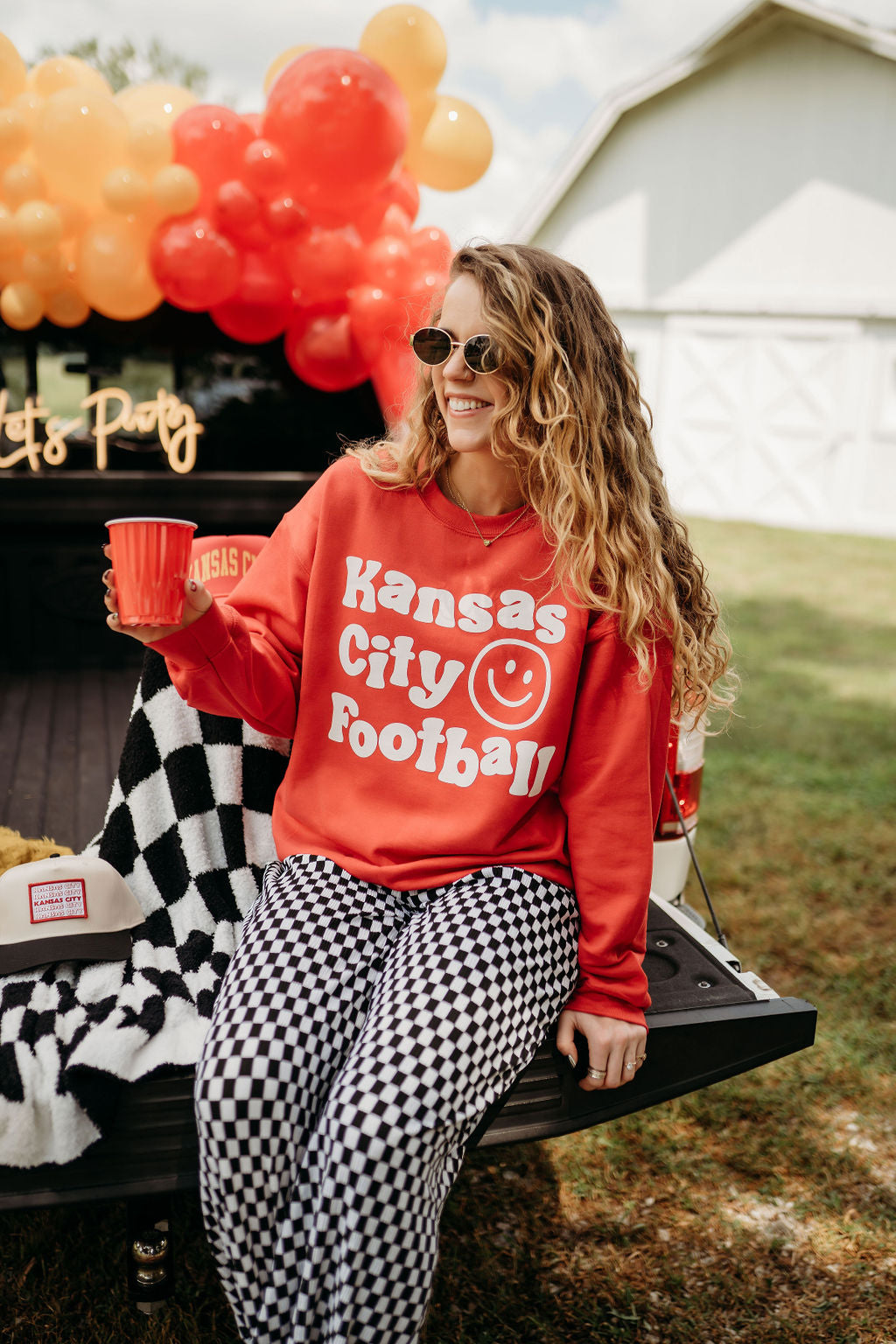 Kansas City x Happy Face Sweatshirt