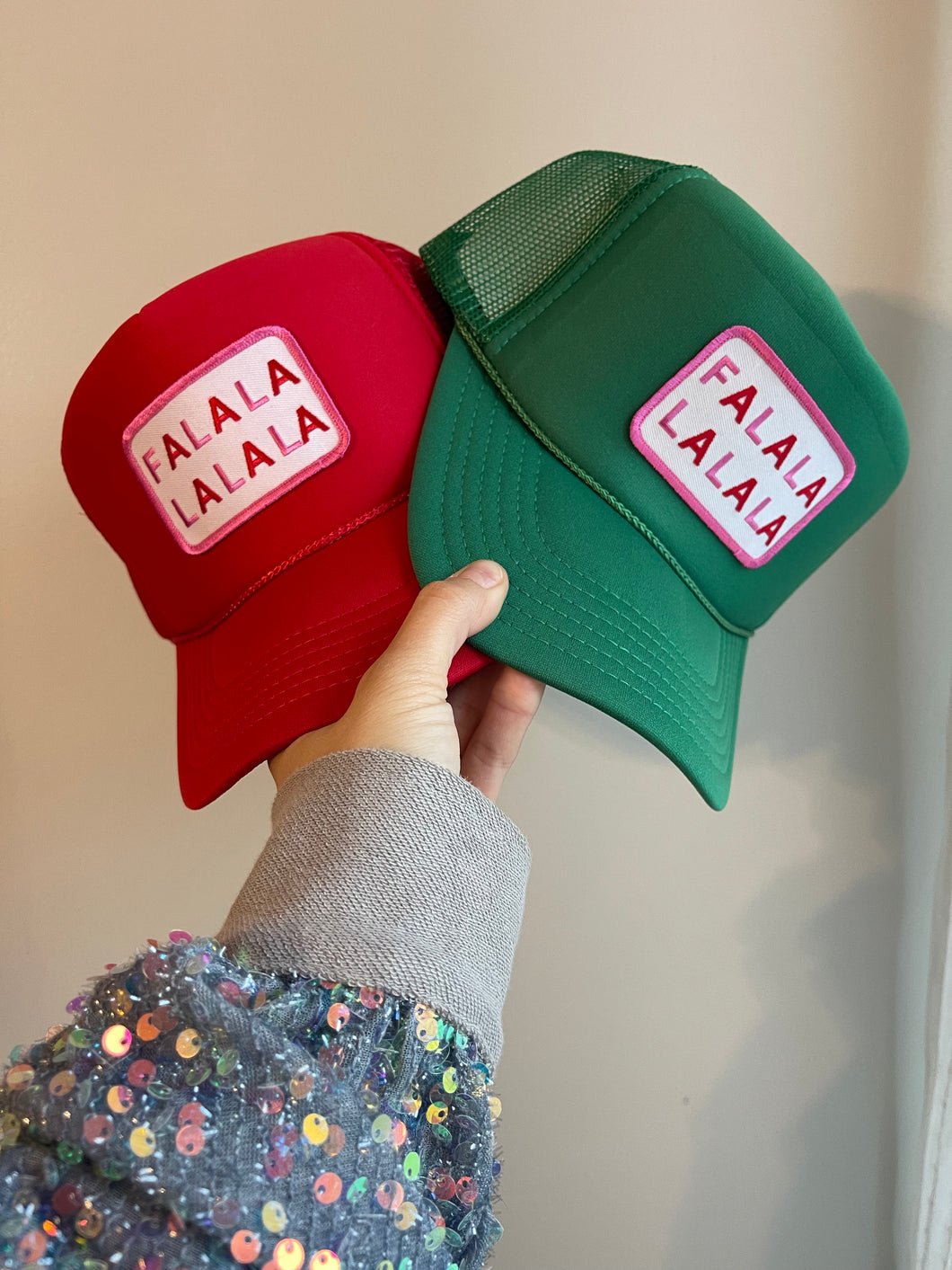 Fa La La la Patch Hat