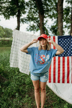 Load image into Gallery viewer, USA Patchwork Tee

