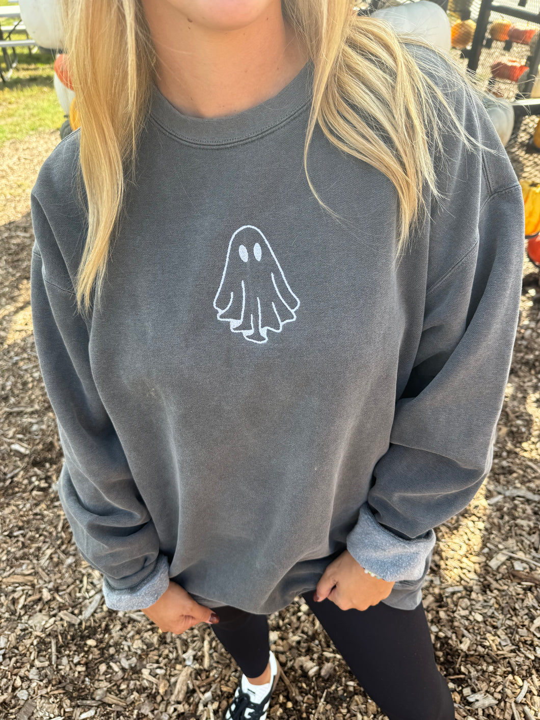 Lil Ghost Embroidered Sweatshirt