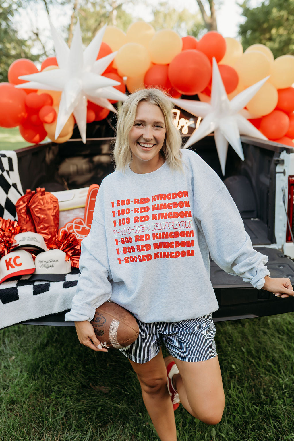 1-800-Red Kingdom Crewneck