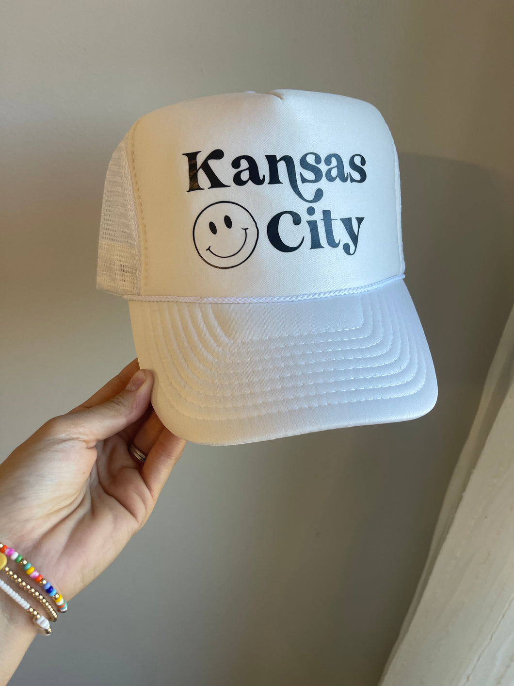 Flawed** Kansas City trucker hat