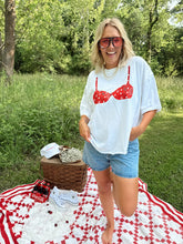 Load image into Gallery viewer, Bandana Bikini Top Tee
