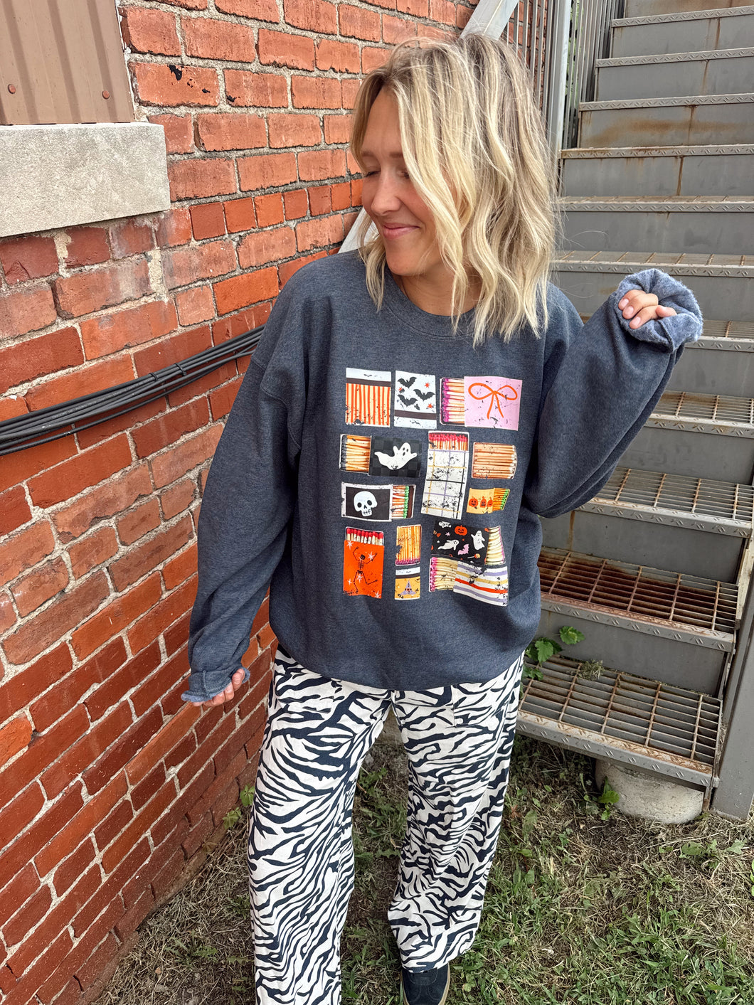 Spooky Matchbox Crewneck