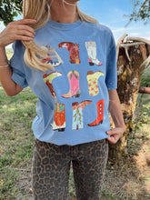 Load image into Gallery viewer, Colorful Boots Tee
