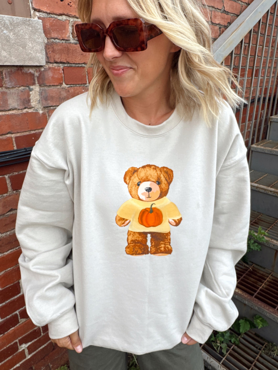 Pumpkin Teddy Crewneck