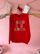 Load image into Gallery viewer, Merry &amp; Bright Crewneck
