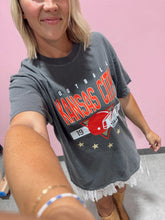 Load image into Gallery viewer, Kansas City Football Helmet Tee
