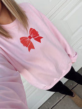 Load image into Gallery viewer, Holiday Bow Sweatshirt
