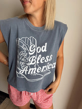 Load image into Gallery viewer, God Bless America Muscle Tee
