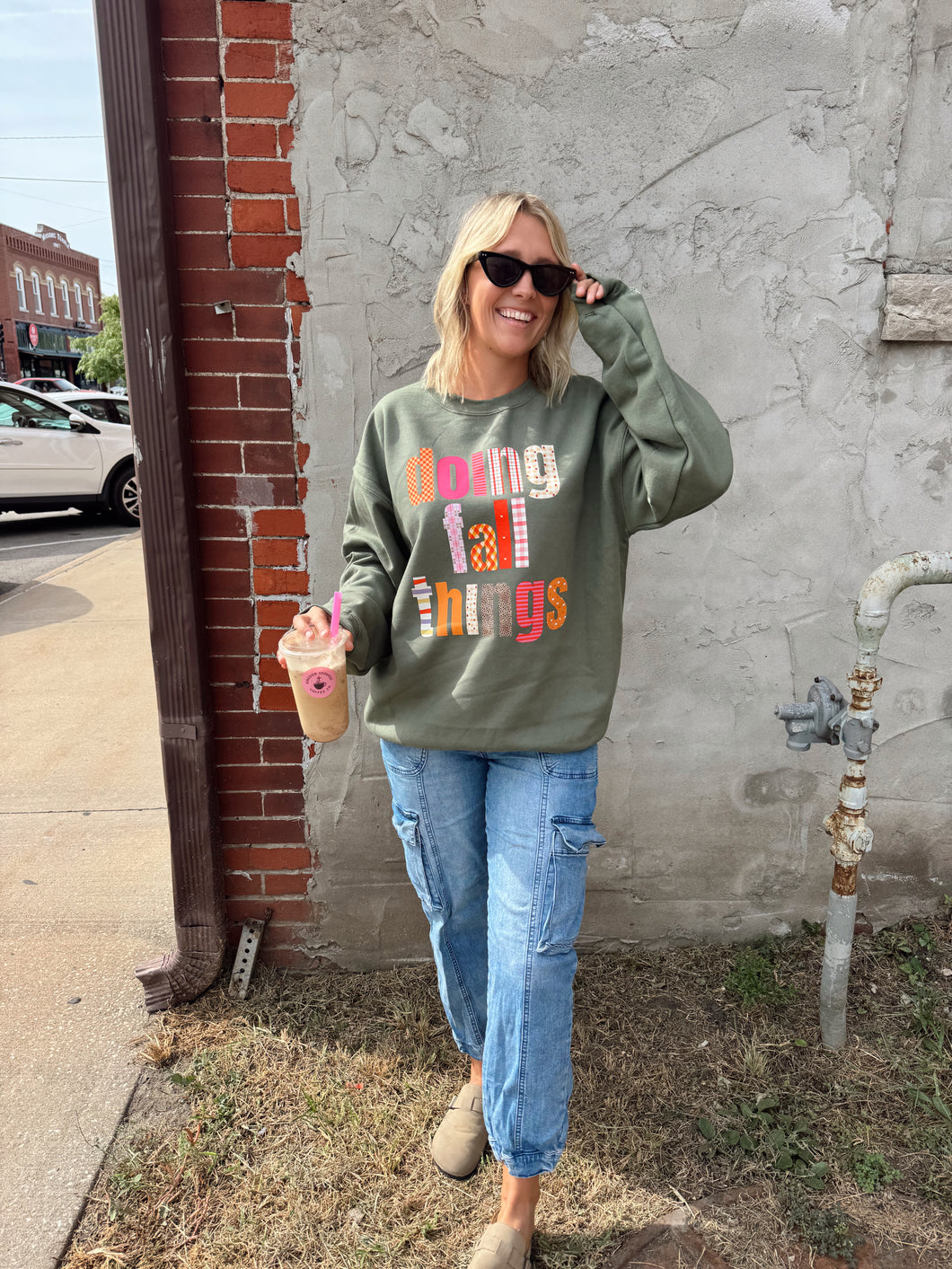 Doing Fall Things Crewneck | HUNTER
