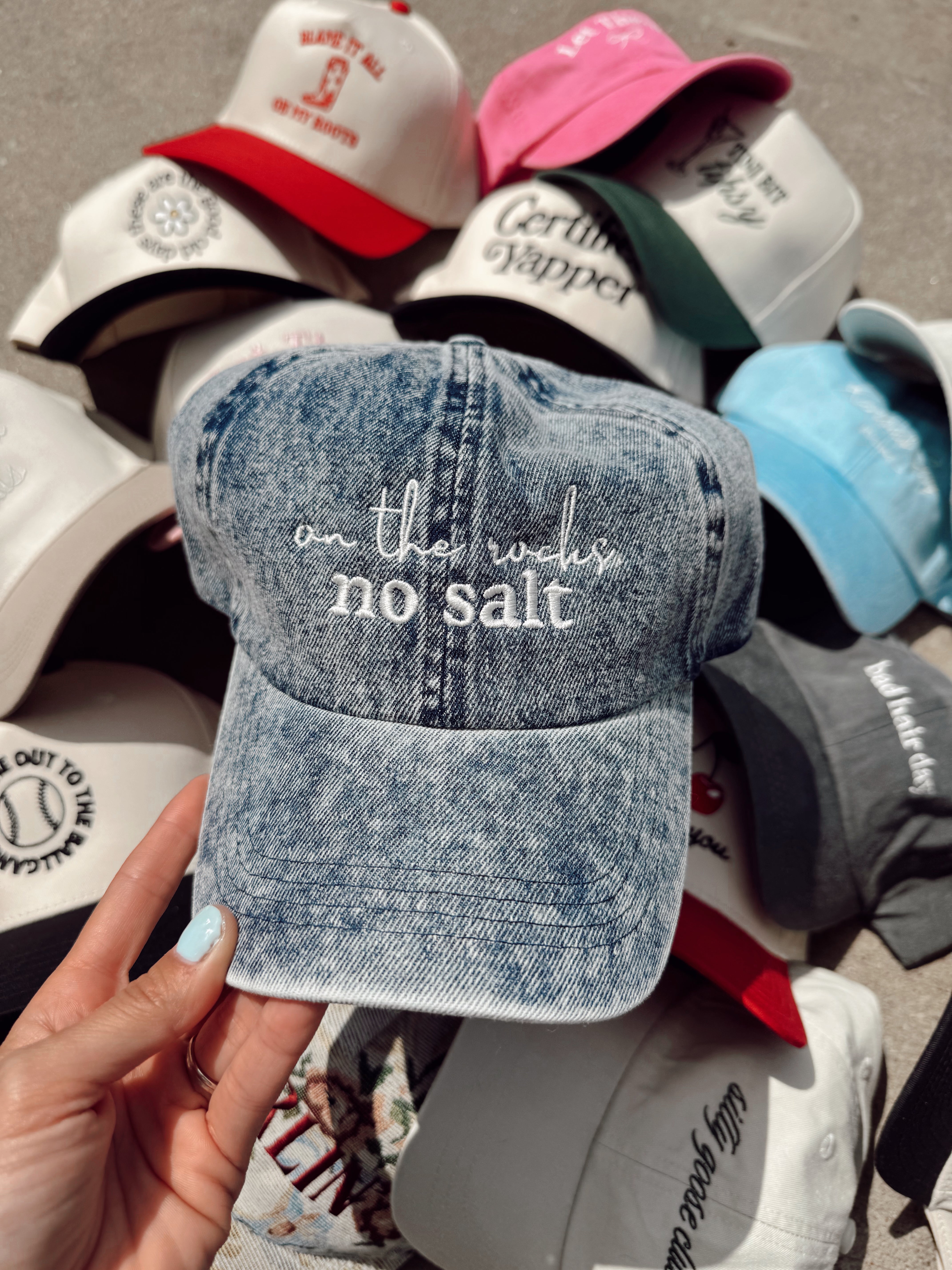 On The Rocks Relaxed Fit Hat – Jules Co.