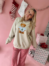Load image into Gallery viewer, Christmas Tree Teddy Crewneck
