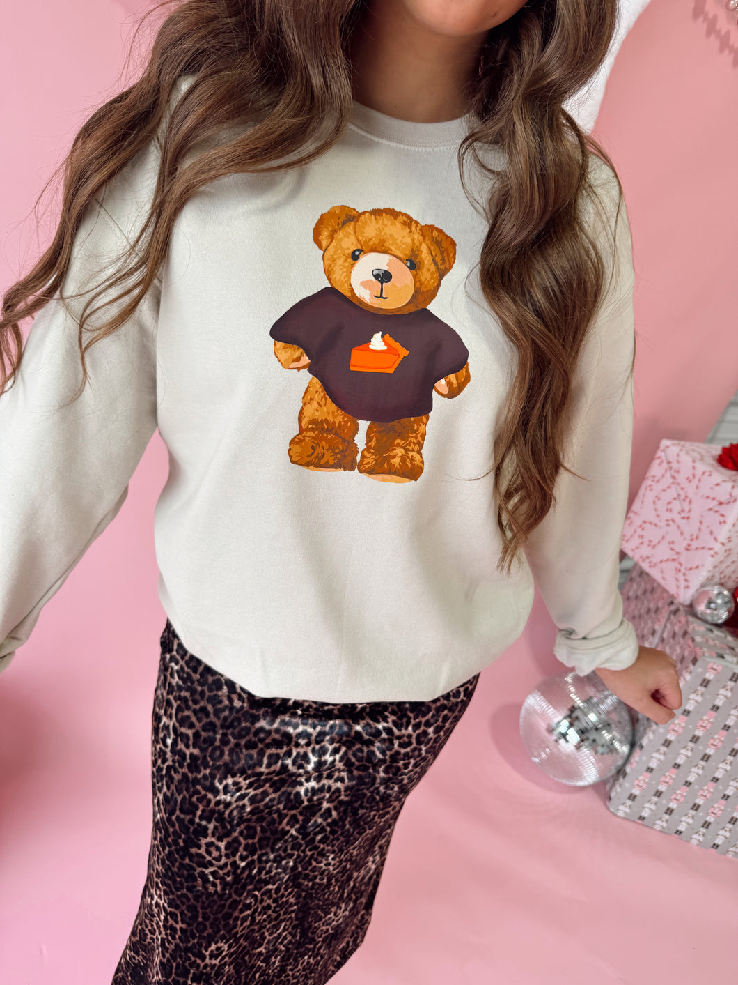 Pumpkin Pie Teddy Crewneck