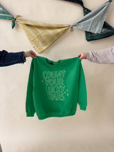 Load image into Gallery viewer, Count Your Lucky Stars Crewneck

