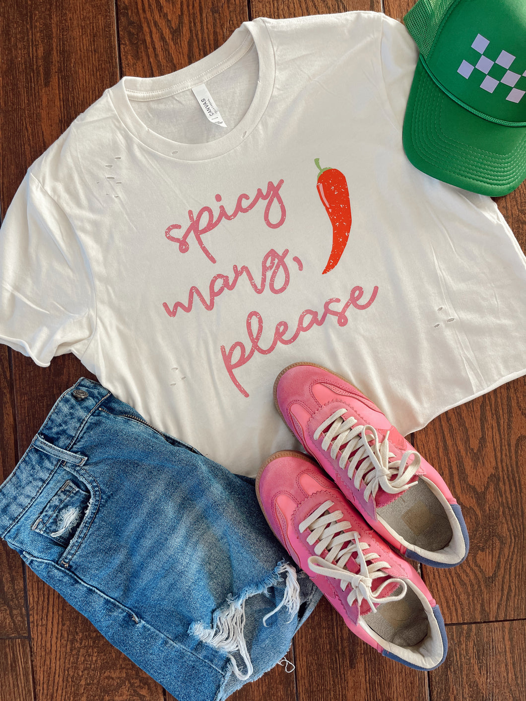 Spicy Marg, Please Cropped Tee
