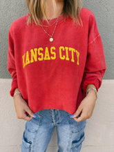 Load image into Gallery viewer, Kansas City Red Corded Pullover
