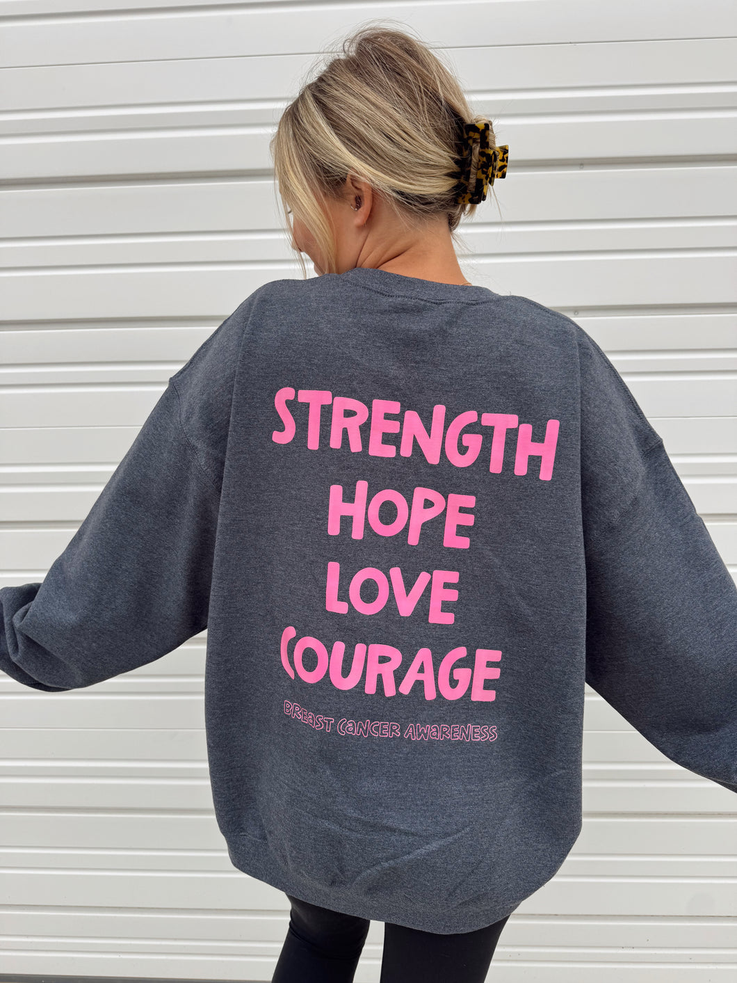 Strength, Hope, Love, Courage Crewneck