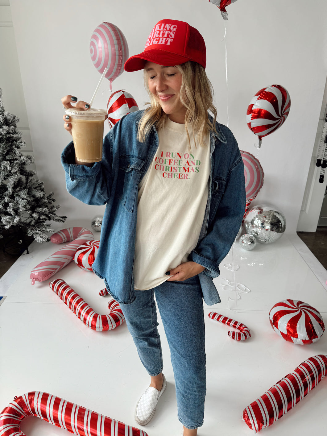 Coffee + Christmas Cheer Tee