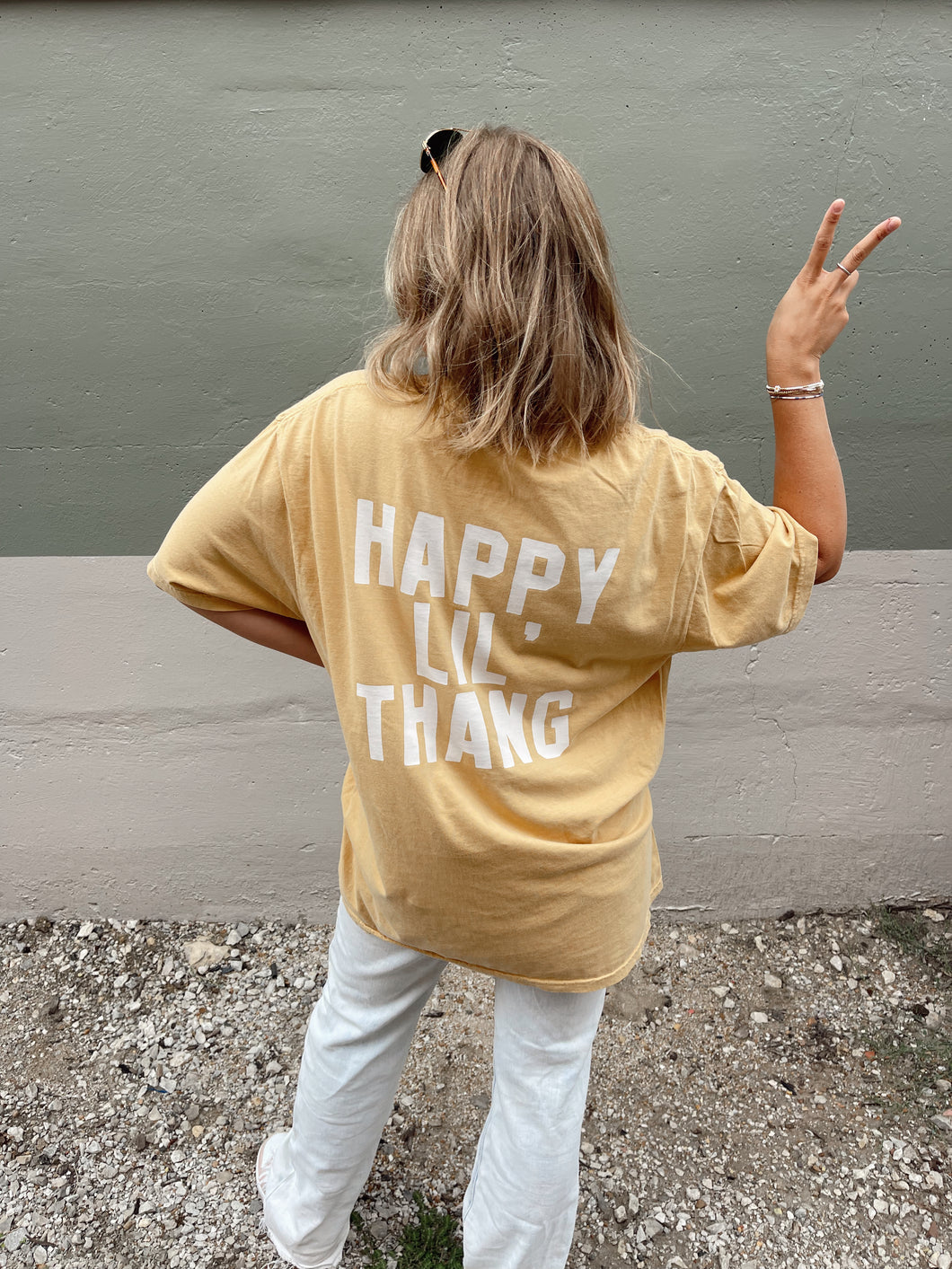 Happy Lil Thang Oversized Tee