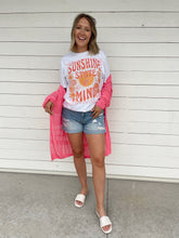 Load image into Gallery viewer, Sunshine On My Mind Oversized Tee
