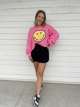 Load image into Gallery viewer, Smile Cropped Long Sleeve
