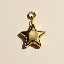 Load image into Gallery viewer, Gold Puffy Star Charm
