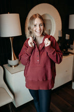 Load image into Gallery viewer, Cranberry Cozy Pullover
